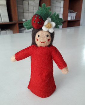 Stitched Felted Wool Doll