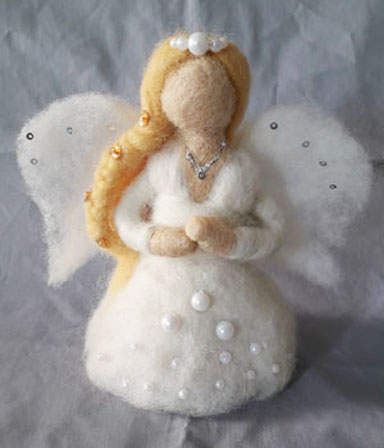 needle felting fairy