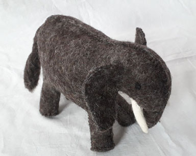 Felted animal- Elephant