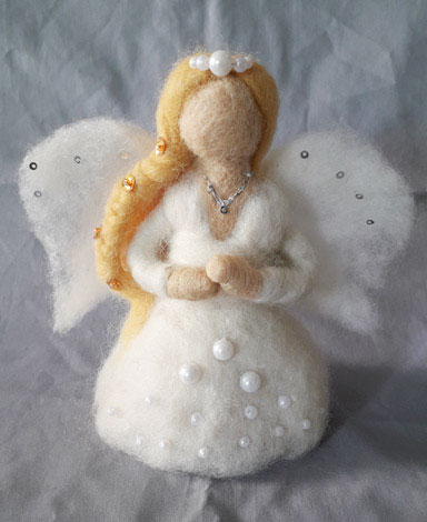 Felt Doll-Fairy made with needling